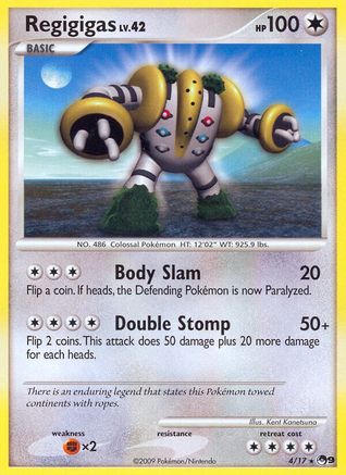 Regigigas (4)/17 Rare