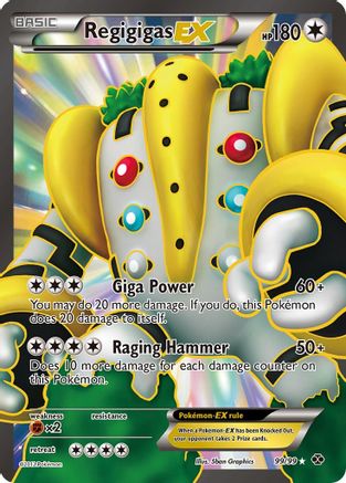 Regigigas EX (99 Full Art) (99)/99 Ultra Rare Holofoil