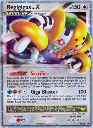 Regigigas LV.X - DP30 (DP30)/56 Promo Holofoil