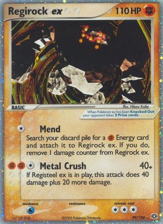 Regirock ex (99)/106 Ultra Rare