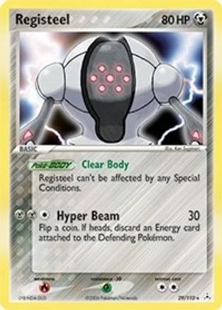 Registeel (29)/110 Rare Reverse Holofoil