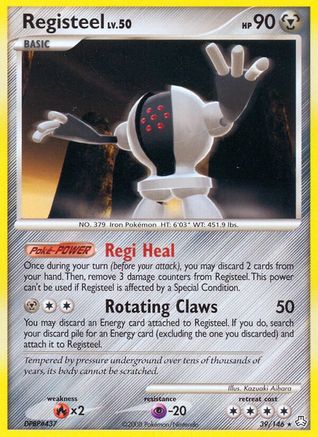 Registeel (39)/146 Rare Reverse Holofoil