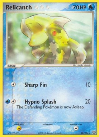 Relicanth (18)/106 Rare Reverse Holofoil
