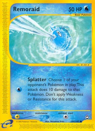 Remoraid (105)/147 Common Reverse Holofoil