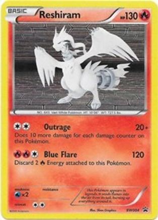 Reshiram - BW004 (BW004)/101 Promo Holofoil
