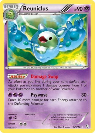 Reuniclus (126)/124 Secret Rare Holofoil