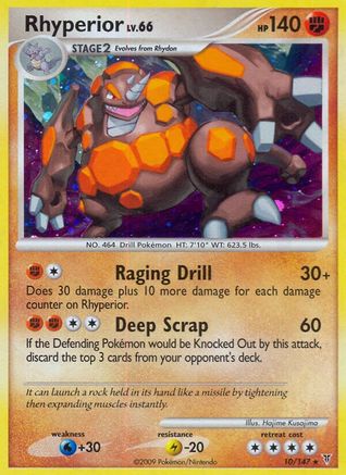 Rhyperior (10)/147 Holo Rare Holofoil