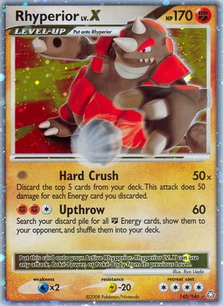Rhyperior LV.X (145)/146 Ultra Rare Holofoil