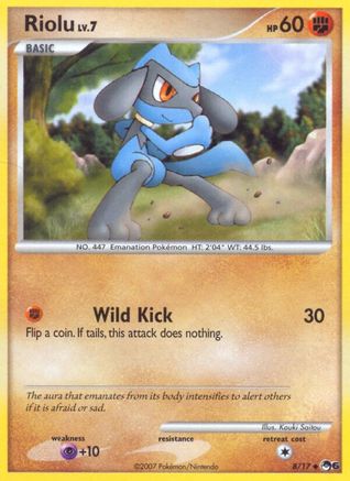 Riolu (8)/17 Uncommon Holofoil