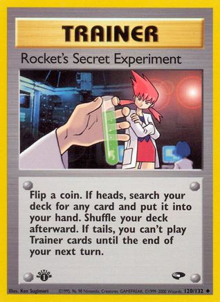 Rocket's Secret Experiment (120)/132 Uncommon 1st Edition