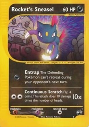 Rocket's Sneasel - 5 (5)/9 Promo