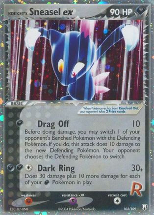 Rocket's Sneasel ex (103)/109 Ultra Rare Holofoil