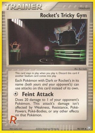 Rocket's Tricky Gym (90)/109 Uncommon Reverse Holofoil