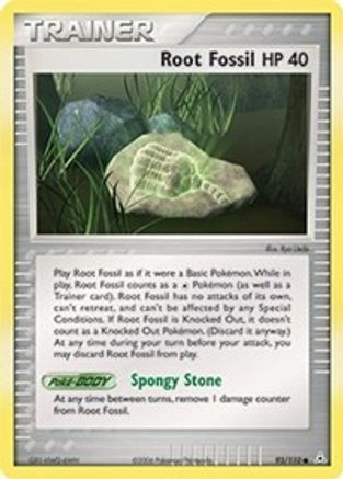 Root Fossil (93)/110 Common Reverse Holofoil
