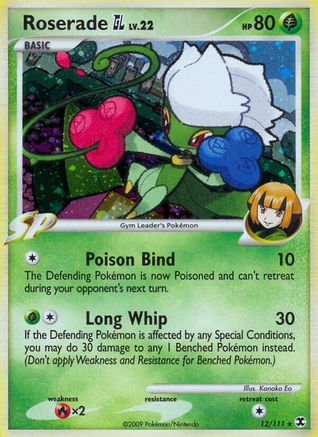 Roserade GL (12)/111 Holo Rare Holofoil