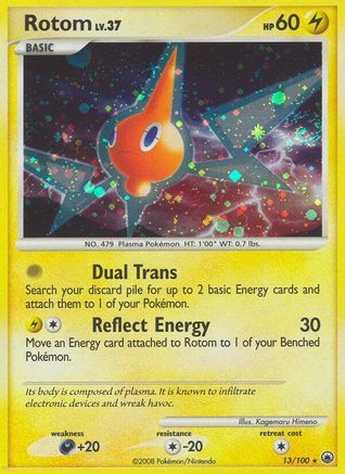 Rotom (13)/100 Holo Rare Reverse Holofoil