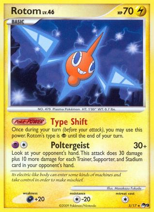 Rotom (5)/17 Rare Holofoil