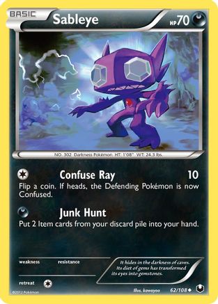Sableye (62)/108 Uncommon