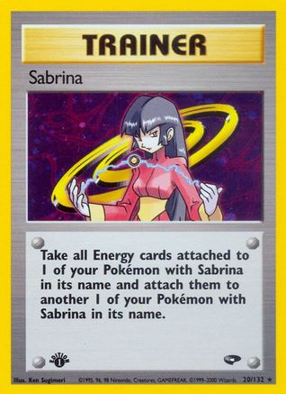 Sabrina (20) (20)/132 Holo Rare 1st Edition Holofoil