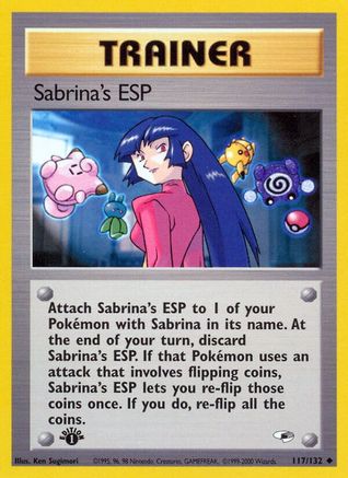Sabrina's ESP (117)/132 Uncommon 1st Edition