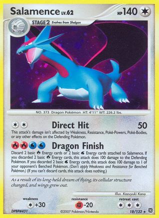 Salamence (18)/132 Holo Rare Holofoil