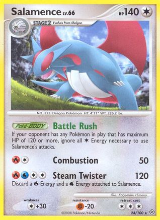 Salamence (24)/100 Rare