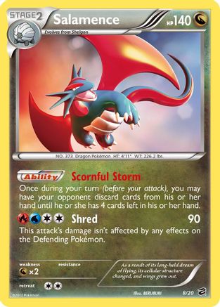 Salamence (8)/20 Holo Rare Holofoil