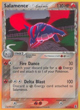 Salamence (Delta Species) (14)/113 Holo Rare Holofoil