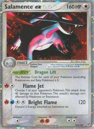 Salamence ex (103)/107 Ultra Rare Holofoil