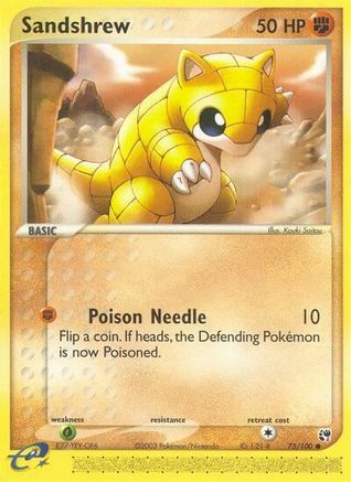 Sandshrew (75)/100 Common Reverse Holofoil