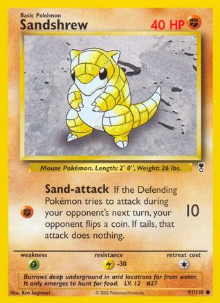 Sandshrew (91)/110 Common