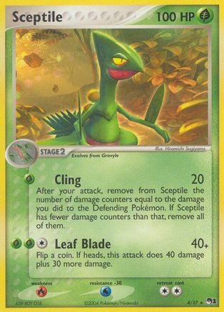 Sceptile (4)/17 Rare Holofoil