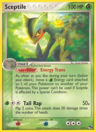 Sceptile (5)/17 Rare Holofoil