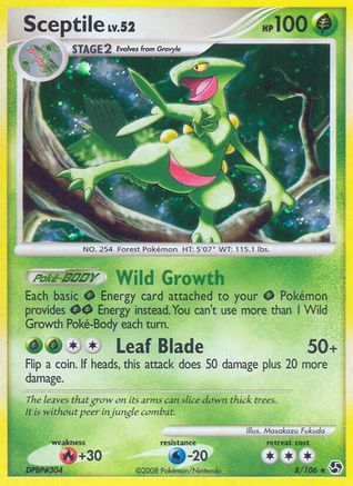 Sceptile (8)/106 Holo Rare Reverse Holofoil