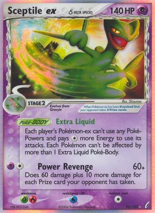 Sceptile ex (Delta Species) (96)/100 Ultra Rare Holofoil