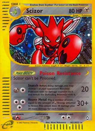 Scizor (H21) (H21)/147 Holo Rare Holofoil