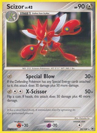 Scizor (29)/100 Rare Reverse Holofoil