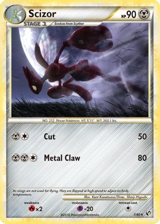 Scizor (7)/90 Holo Rare Holofoil