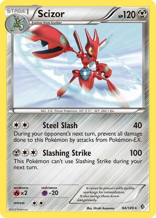 Scizor (94)/149 Holo Rare Holofoil