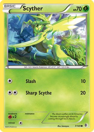 Scyther (7)/149 Common Reverse Holofoil