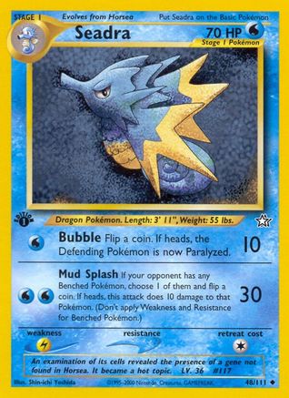 Seadra (48)/111 Uncommon 1st Edition