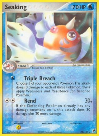 Seaking (24)/107 Rare Reverse Holofoil