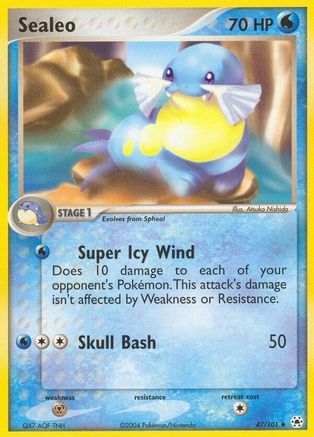 Sealeo (47)/101 Uncommon Reverse Holofoil