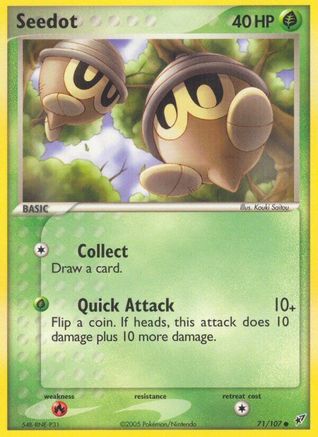 Seedot (71)/107 Common Reverse Holofoil