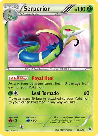 Serperior (125)/124 Secret Rare Holofoil