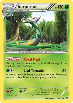 Serperior (8)/113 Holo Rare Holofoil