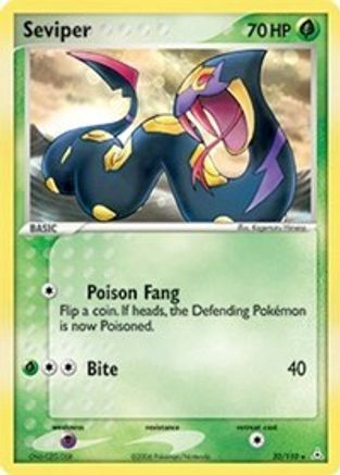 Seviper (32)/110 Rare Reverse Holofoil