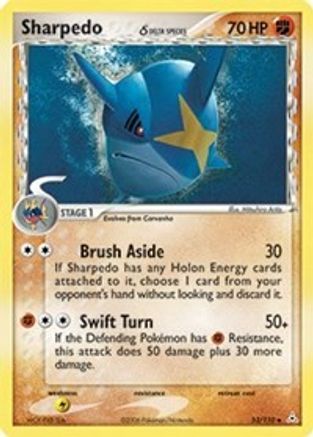 Sharpedo (Delta Species) (53)/110 Uncommon Reverse Holofoil
