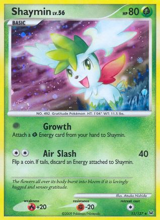 Shaymin (15) (15)/127 Holo Rare Holofoil