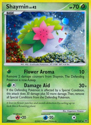 Shaymin (14) (14)/127 Holo Rare Reverse Holofoil